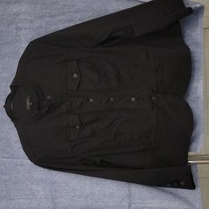 Flattering Talbots Black Jean Jacket